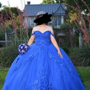 Elegant Royal Blue Quinceañera Dress